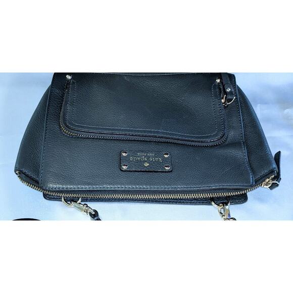 Kate Spade New York Baxter Street Blue Sevilla Leather Crossbody Shoulder Bag - Picture 8 of 16